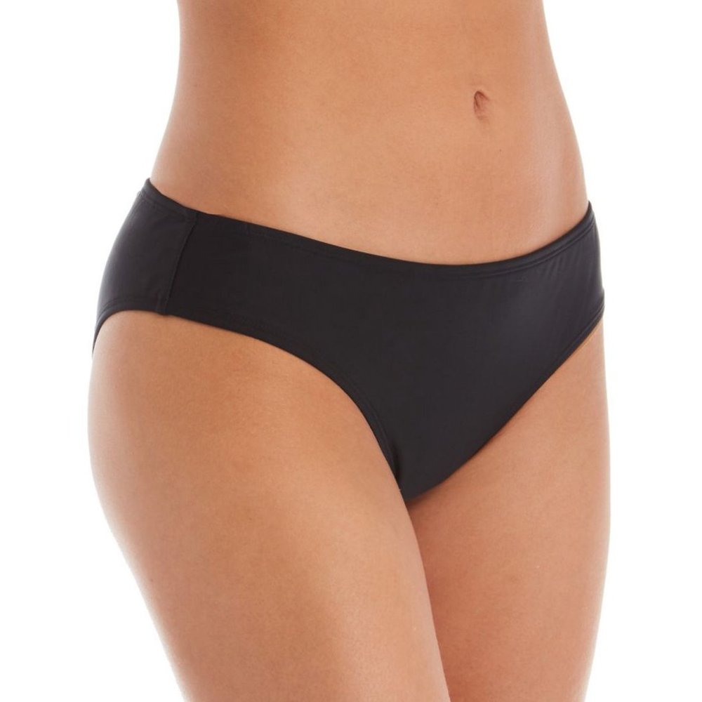 Vintage Hot Water Bikini Bottoms Swim Suit - Large Black - NEW